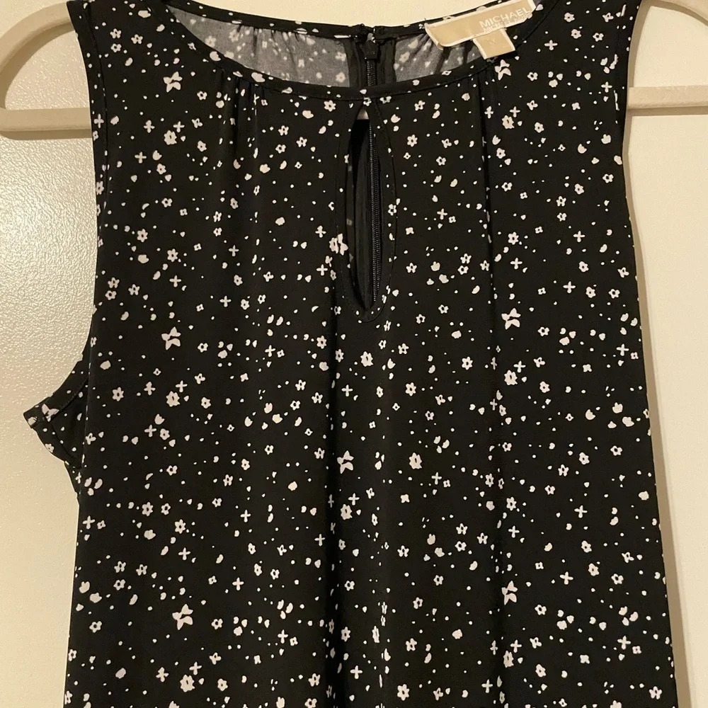 Michael Kors Nora Print Border Maxi Dress Size Medium - Picture 8 of 10